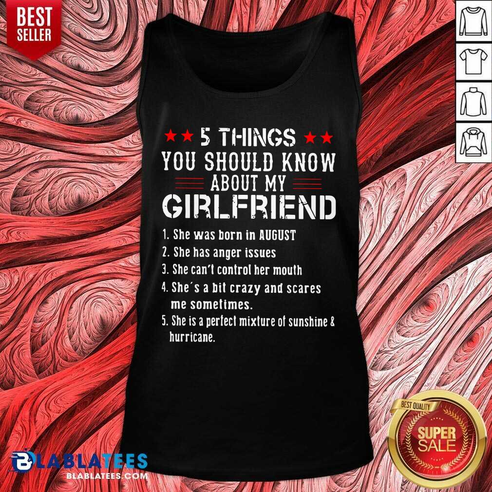 5 Things You Should Know About My Girlfriend Shirt - Image 3