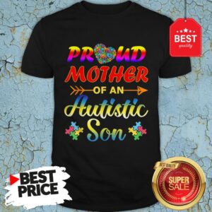 Autism Awareness Tee Proud Mother Autistic Son Funny Gifts Shirt