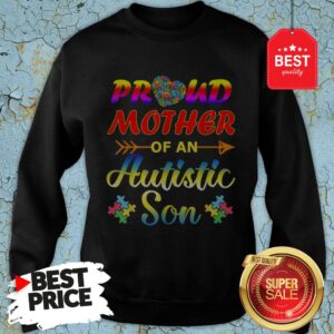 Alternative view of Autism Awareness Tee Proud Mother Autistic Son Funny Gifts Shirt