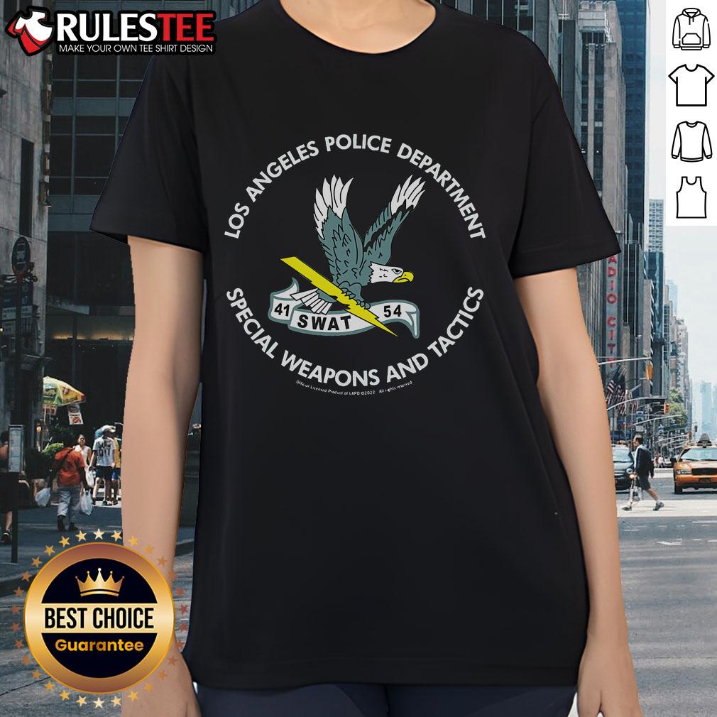 Awesome LAPD Special Weapons And Tactics 41 Swat 54 T-Shirt - Image 3