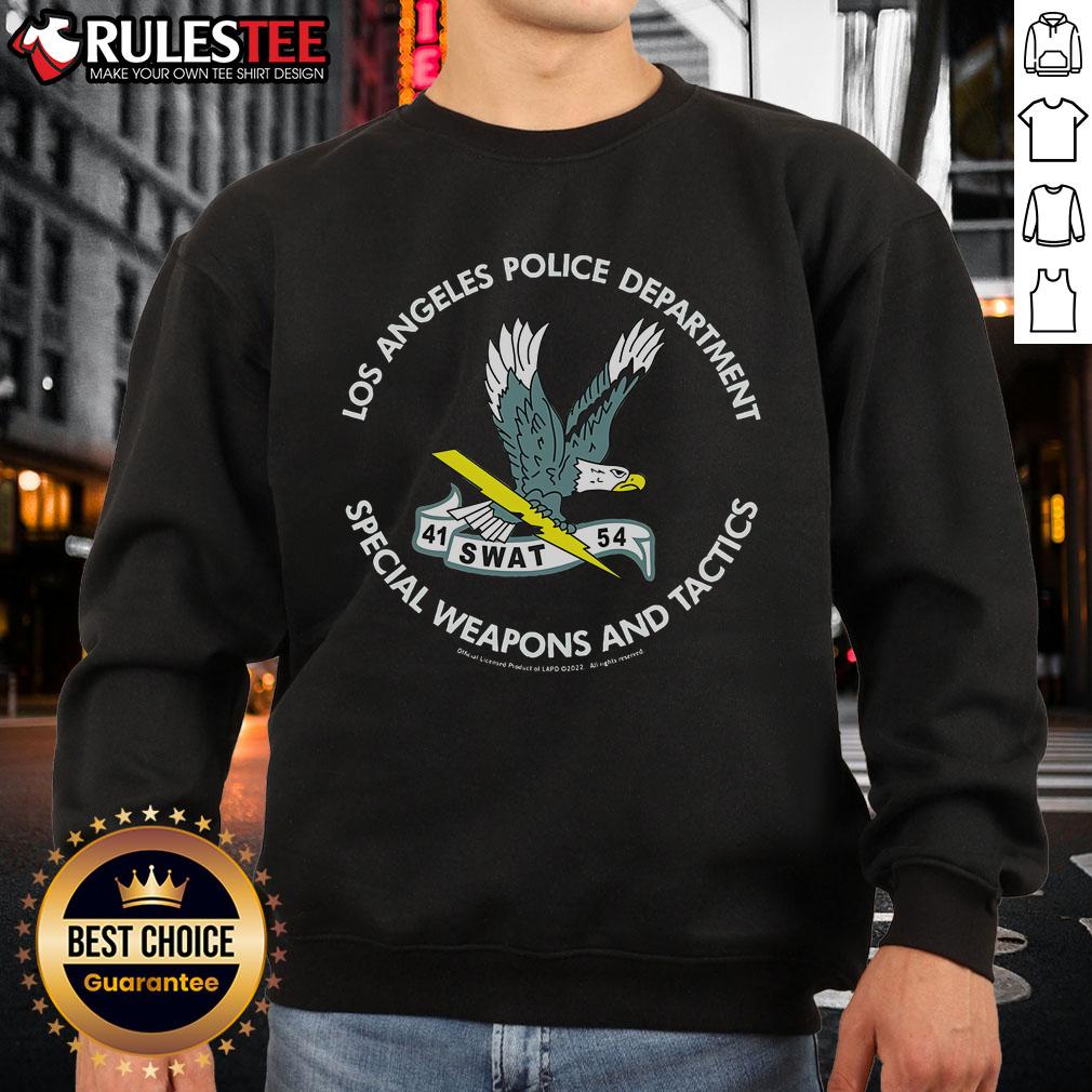 Awesome LAPD Special Weapons And Tactics 41 Swat 54 T-Shirt - Image 5