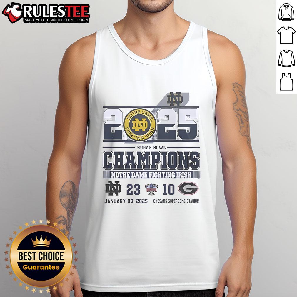 Awesome 2025 Sugar Bowl Champions Notre Dame Fighting Irish T-Shirt - Image 4