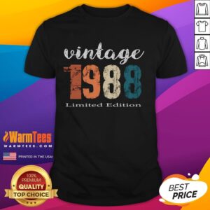 Awesome 36 Year Old Vintage 1988 Limited Edition T-Shirt
