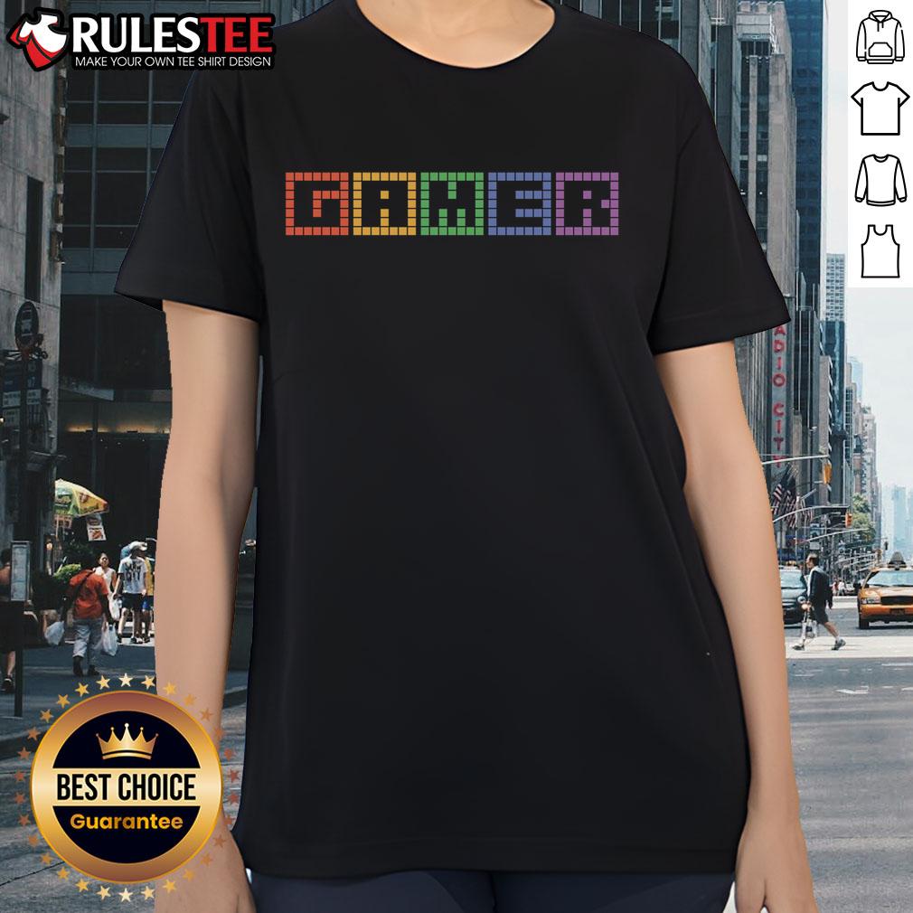 Awesome 8bit Retro Gamer Cool Video Game T-Shirt - Image 3