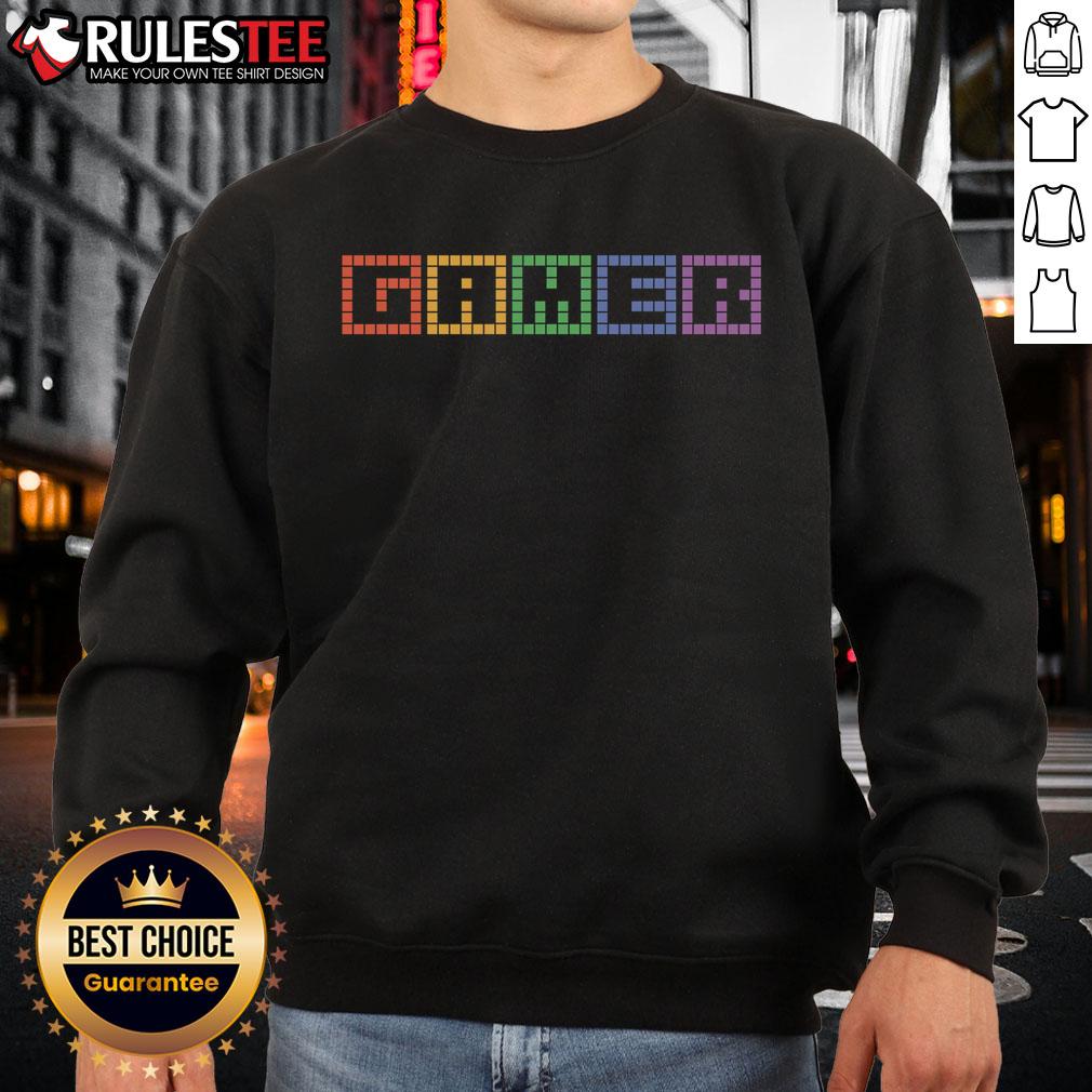 Awesome 8bit Retro Gamer Cool Video Game T-Shirt - Image 5