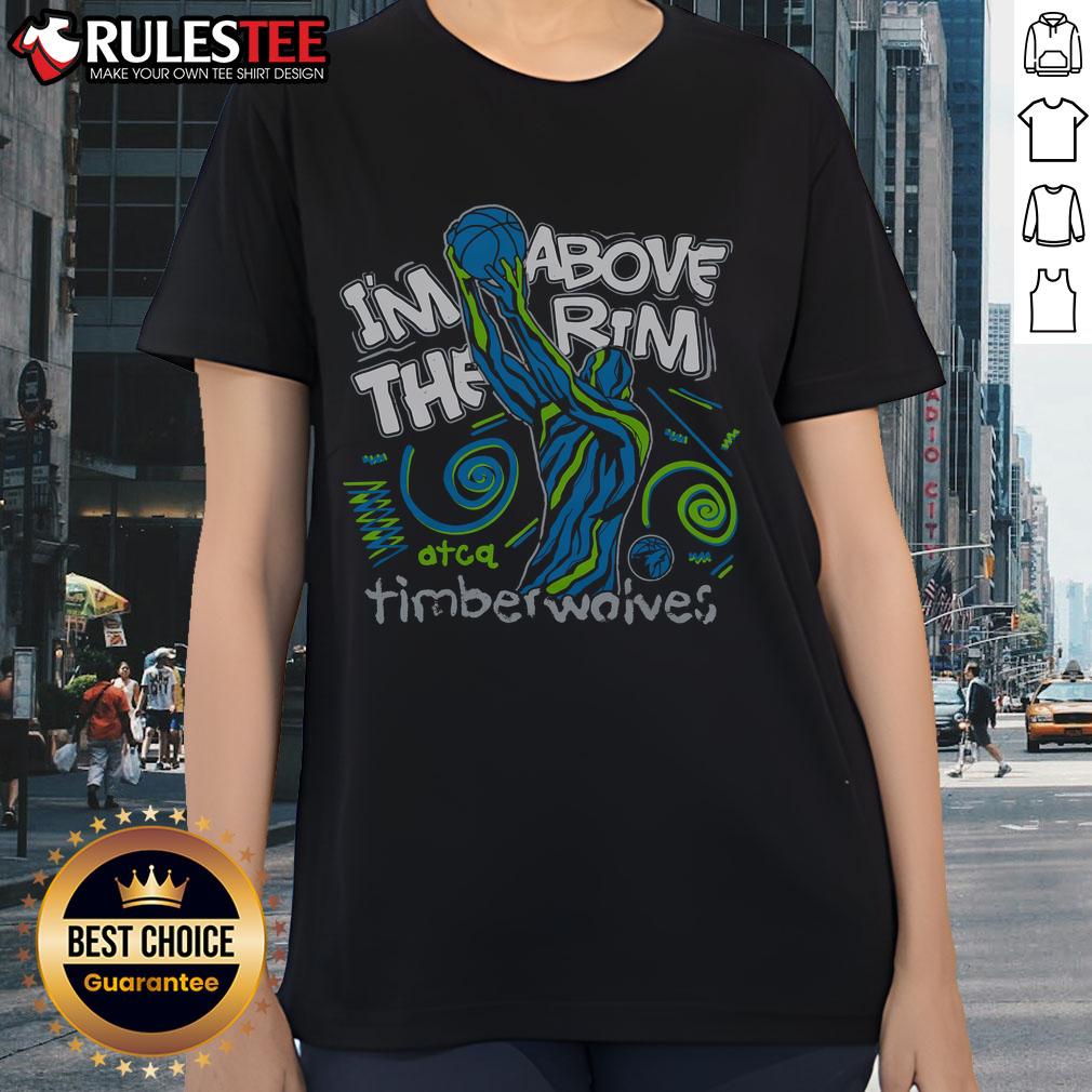 Awesome A Tribe Called Quest X Minnesota Timberwolves I'm Above The Rim T-Shirt - Image 3