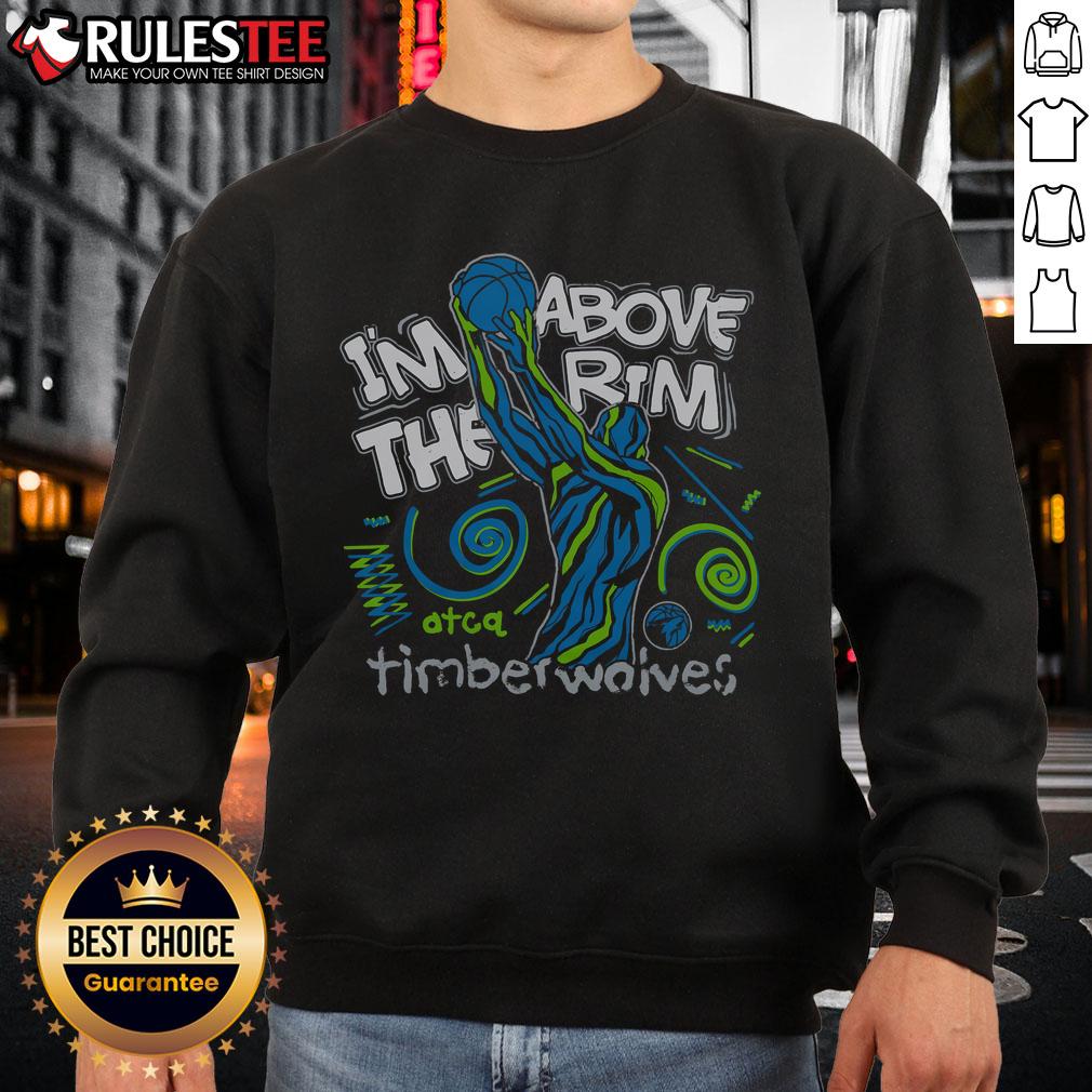 Awesome A Tribe Called Quest X Minnesota Timberwolves I'm Above The Rim T-Shirt - Image 5