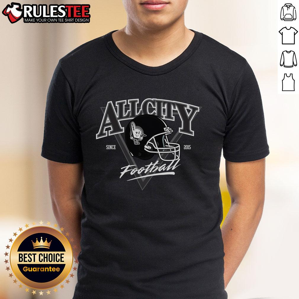 Awesome ALLCITY Football Since 2015 Helmet T-Shirt