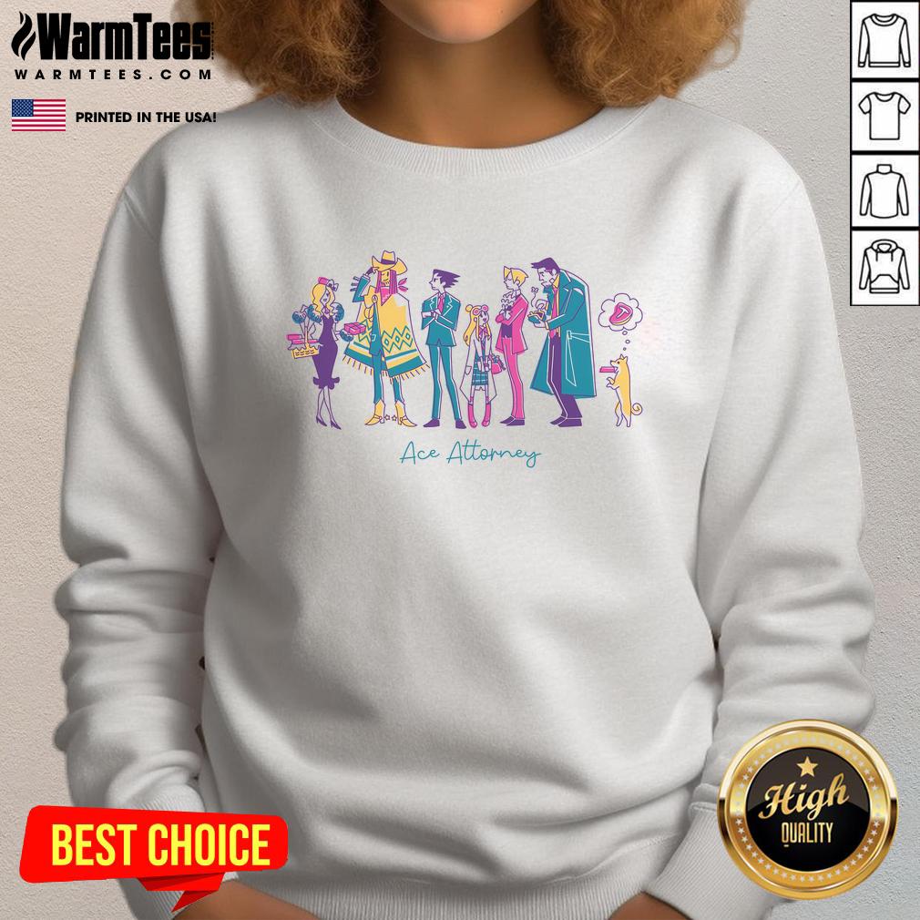 Awesome Ace Attorney Phoenix Wright Lawful Lunch Break T-Shirt - Image 5
