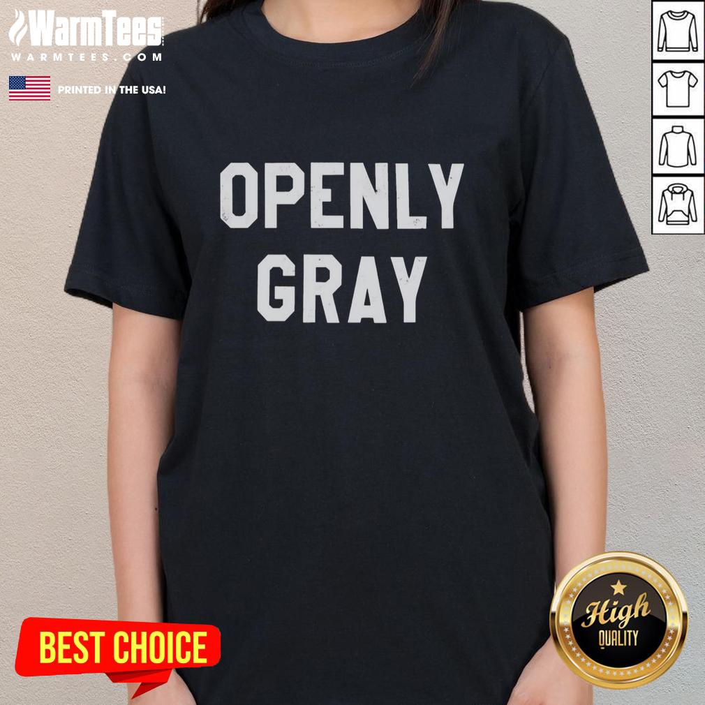 Awesome Adriannecurry Openly Gray T-Shirt - Image 3