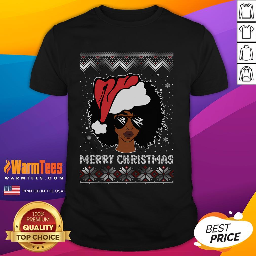 Awesome African American Ugly Christmas Pajama T-Shirt