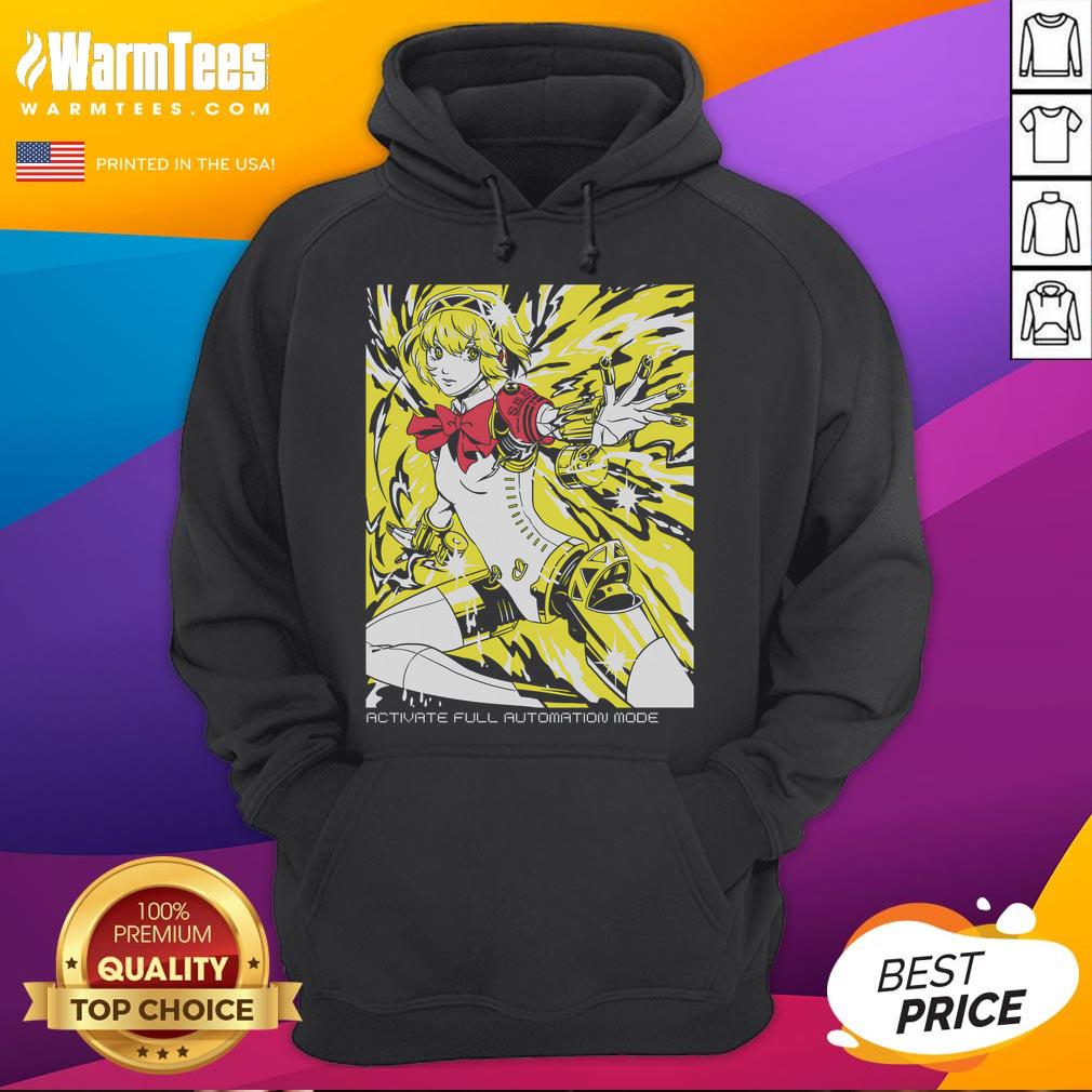 Awesome Aigis Persona 3 Activate Full Automation Mode T-Shirt - Image 2