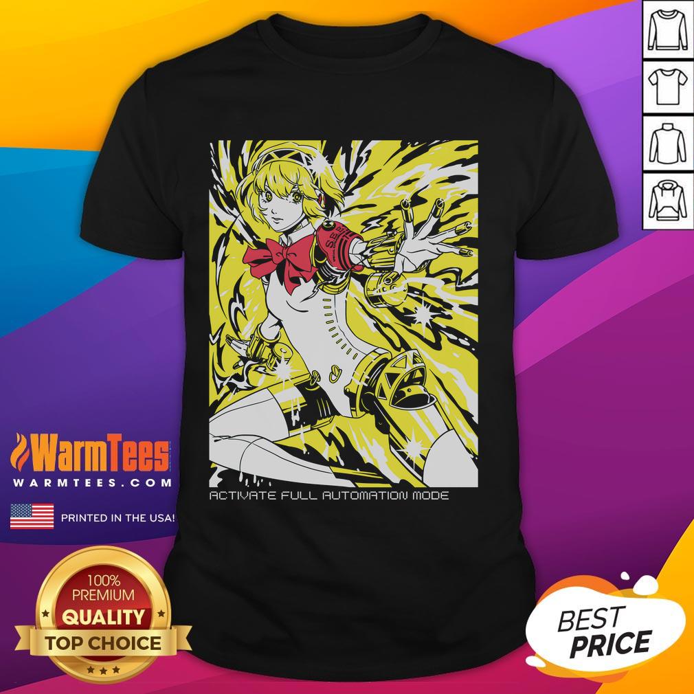 Awesome Aigis Persona 3 Activate Full Automation Mode T-Shirt