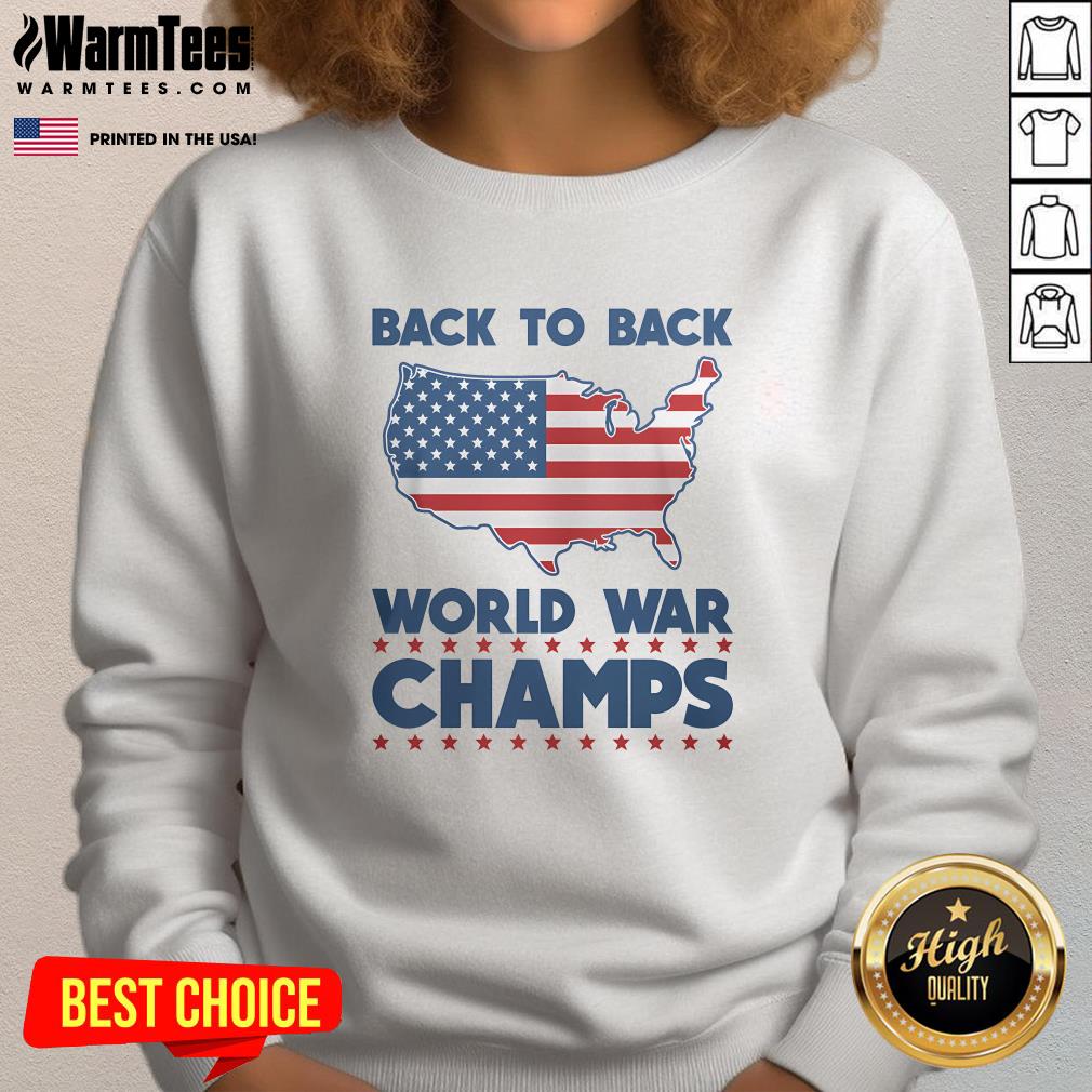 Awesome America Back To Back World Champs T-Shirt - Image 4