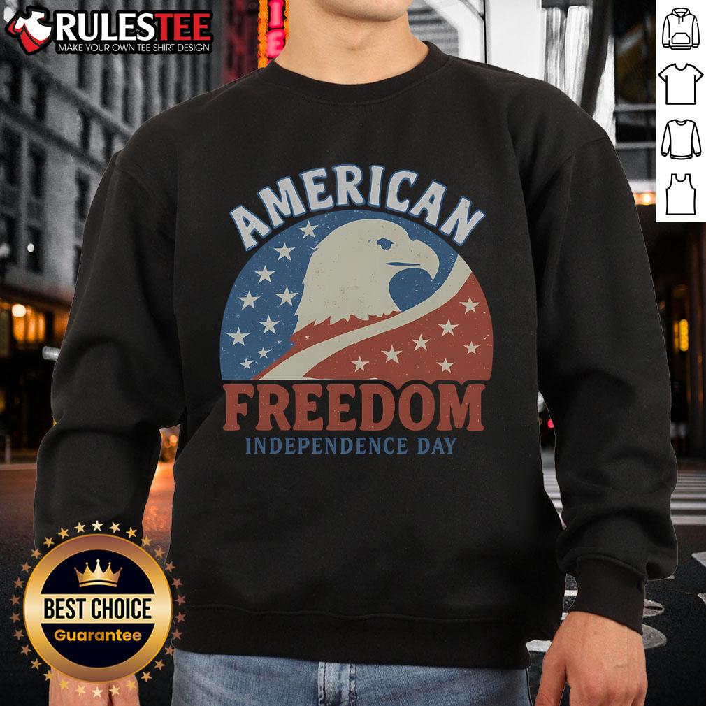 Awesome American Freedom Independence Day T-Shirt - Image 5