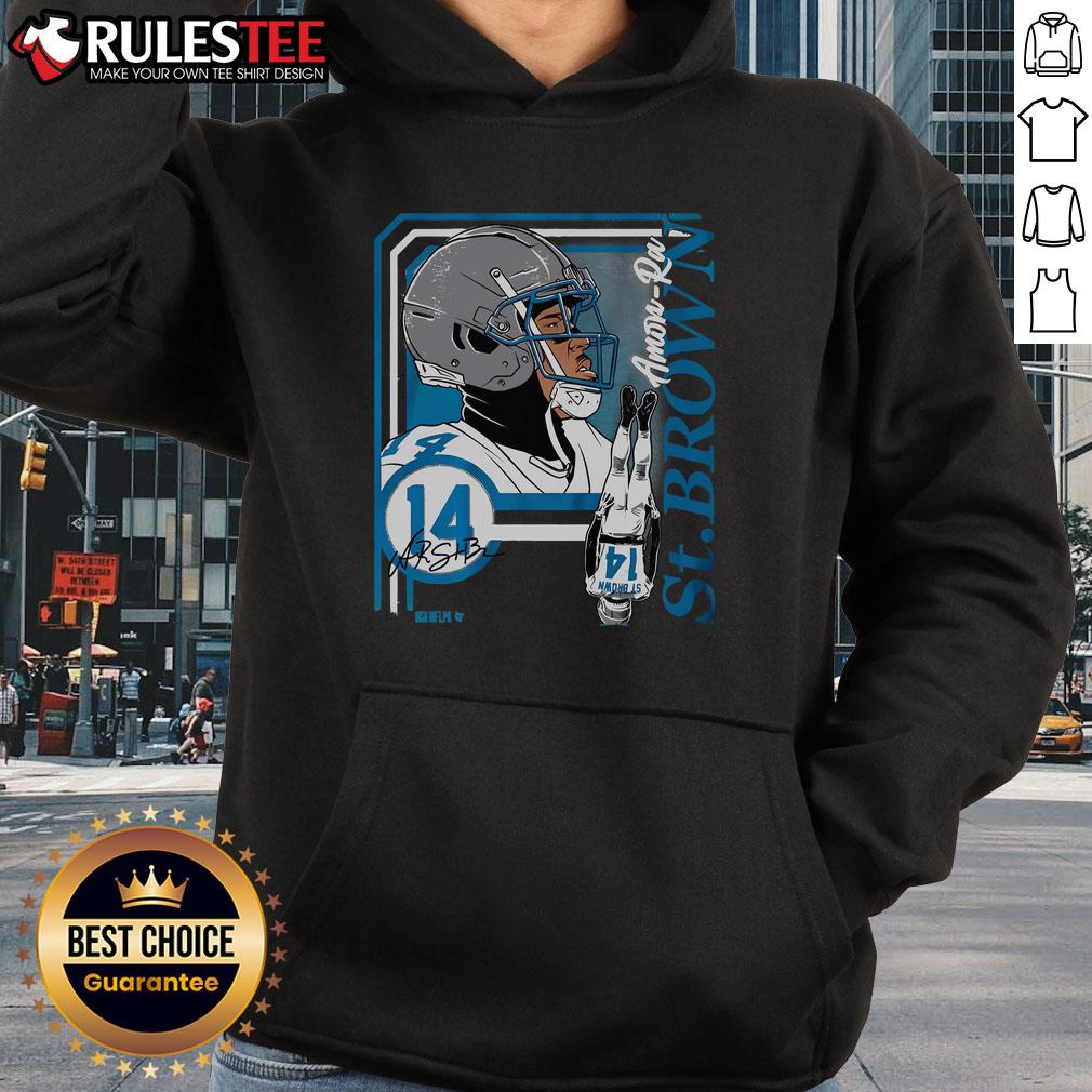 Awesome Amon-Ra St Brown Collage Frame T-Shirt - Image 2