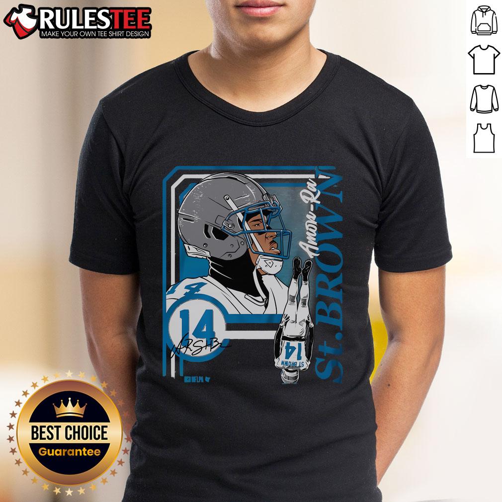Awesome Amon-Ra St Brown Collage Frame T-Shirt