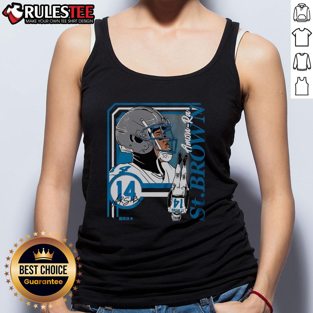 Awesome Amon-Ra St Brown Collage Frame T-Shirt - Image 4