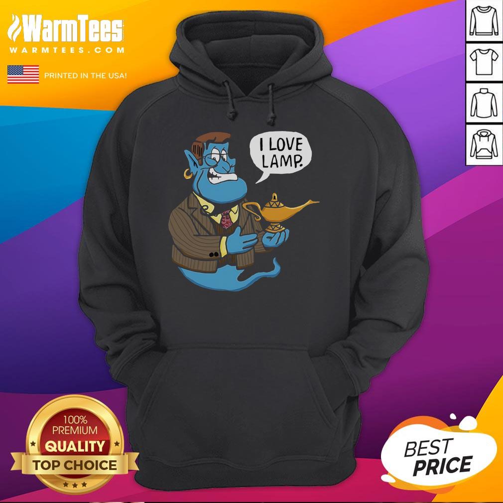 Awesome Anchor Genie I Love Lamp T-Shirt - Image 2