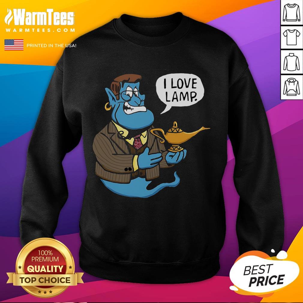 Awesome Anchor Genie I Love Lamp T-Shirt - Image 5