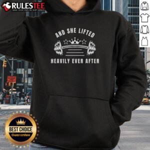 Alternative view of Awesome And She Lifted Heavily Ever After T-Shirt