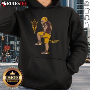Alternative view of Awesome Arizona State Football Cam Skattebo Superstar Pose T-Shirt
