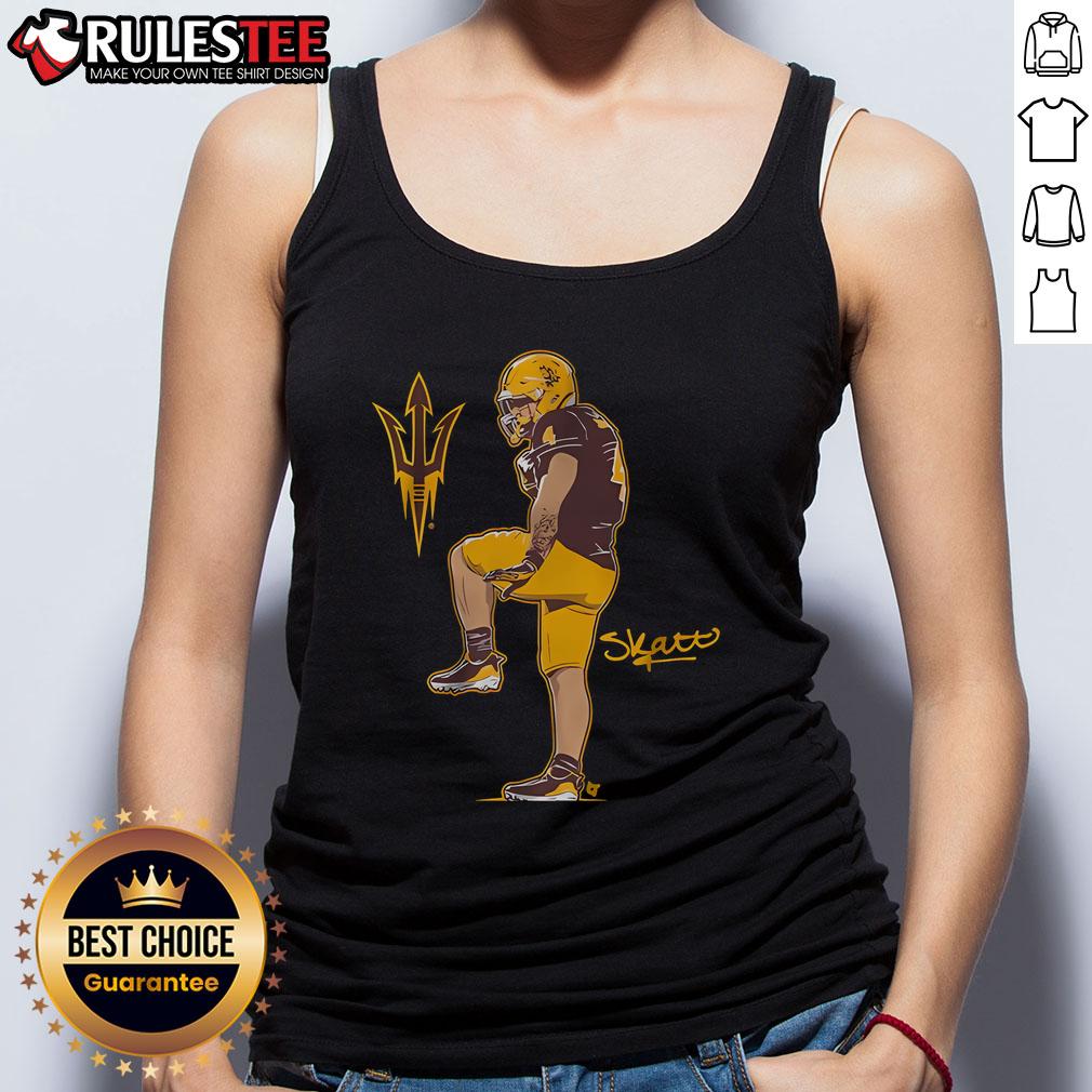 Awesome Arizona State Football Cam Skattebo Superstar Pose T-Shirt - Image 4