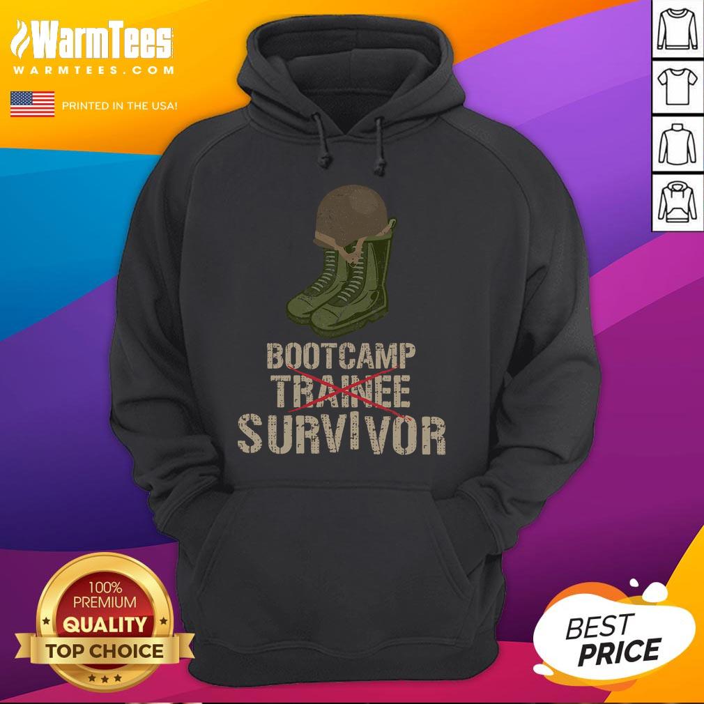 Awesome Army Bootcamp Workout Bootcamp Survivor T-Shirt - Image 2
