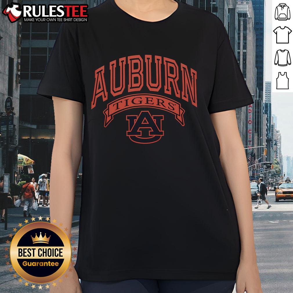 Awesome Auburn Tigers Outline Arch T-Shirt - Image 3