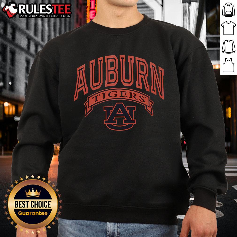 Awesome Auburn Tigers Outline Arch T-Shirt - Image 5