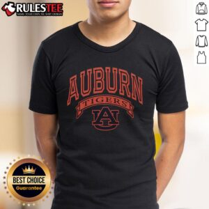 Awesome Auburn Tigers Outline Arch T-Shirt