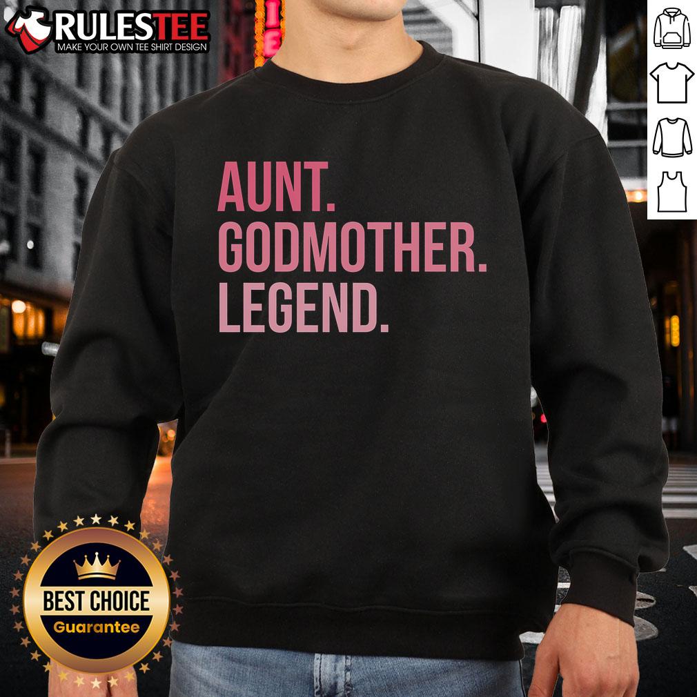Awesome Aunt Godmother Legend T-Shirt - Image 5