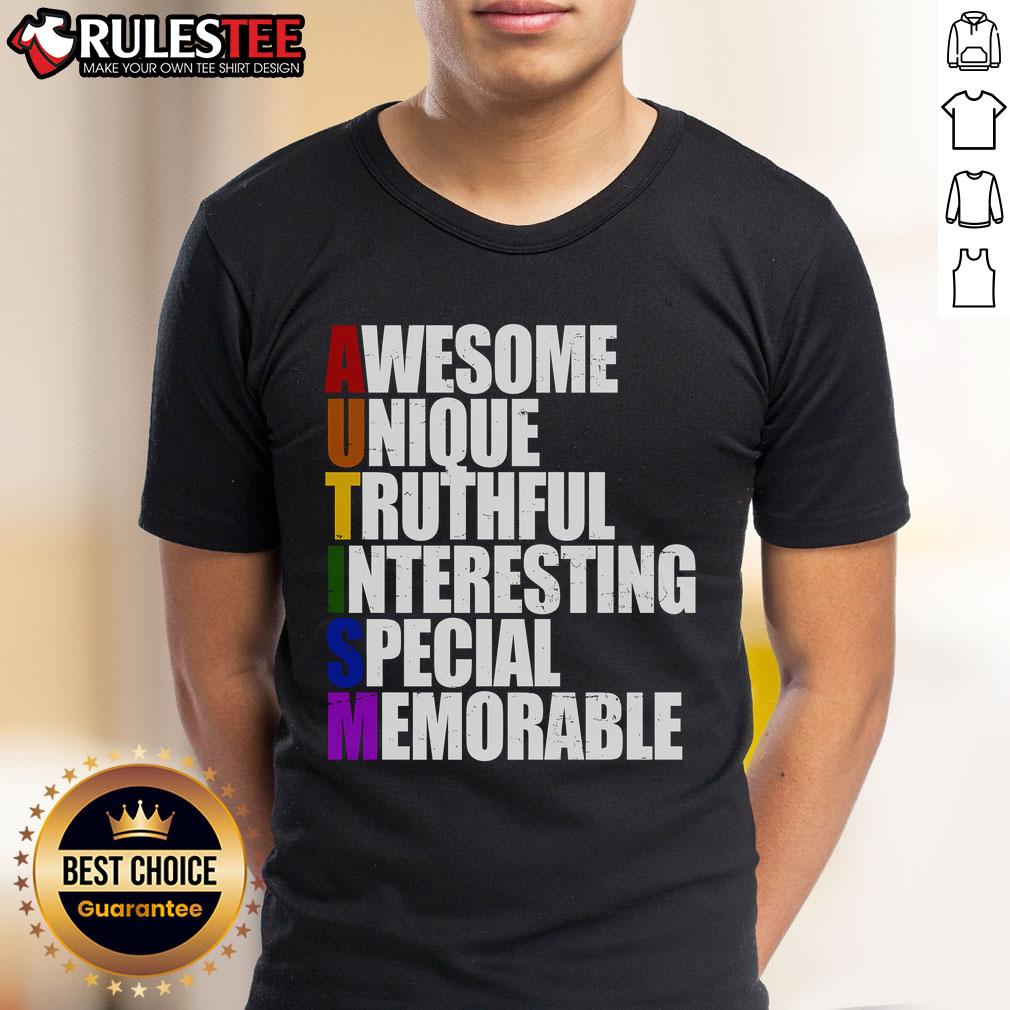 Awesome Autism Awareness Defined Quote T-Shirt