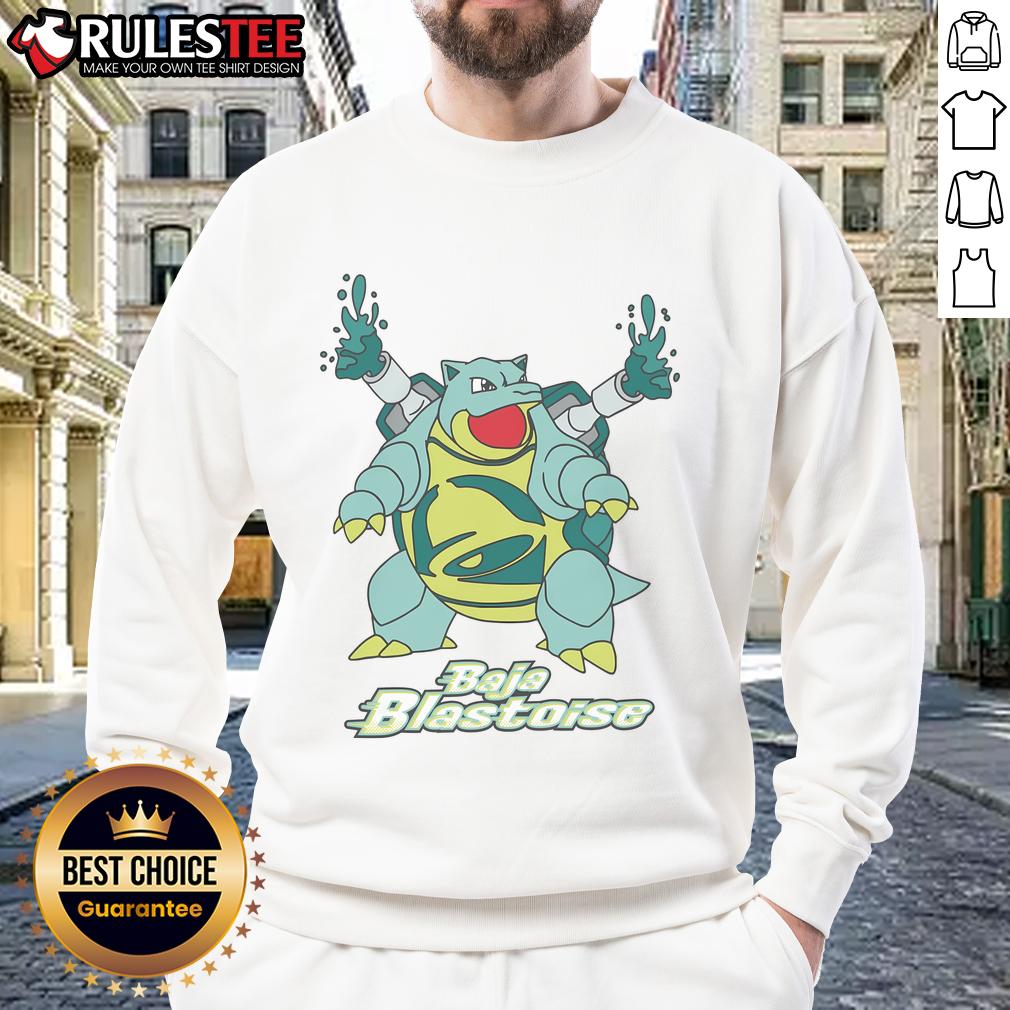 Awesome Baja Blastoise Turtle Pokemon T-Shirt - Image 5