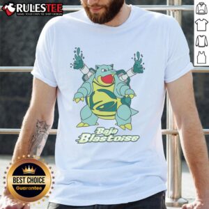 Awesome Baja Blastoise Turtle Pokemon T-Shirt