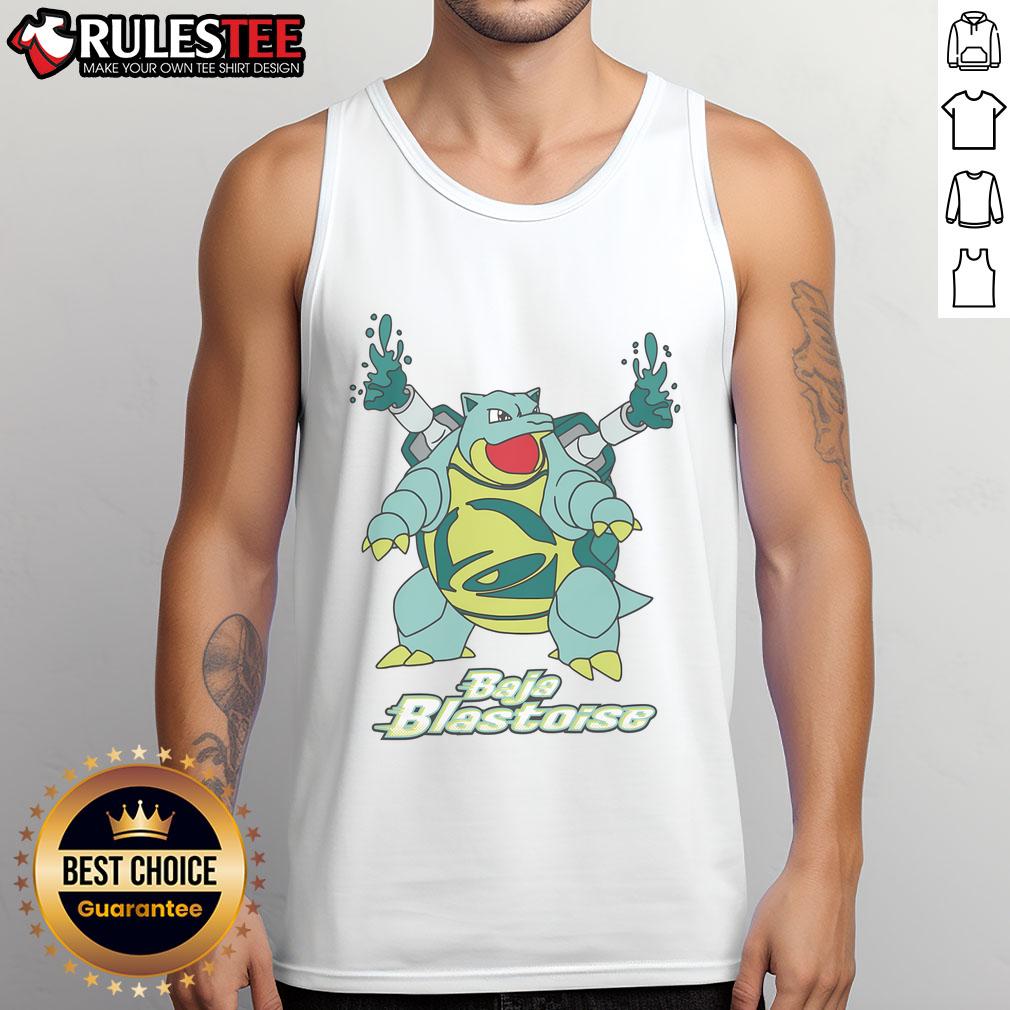 Awesome Baja Blastoise Turtle Pokemon T-Shirt - Image 4