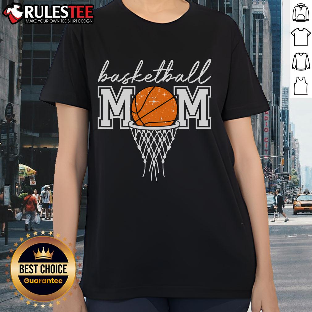 Awesome Basketball Mom Basketball Hoop Net Game Day T-Shirt - Image 3