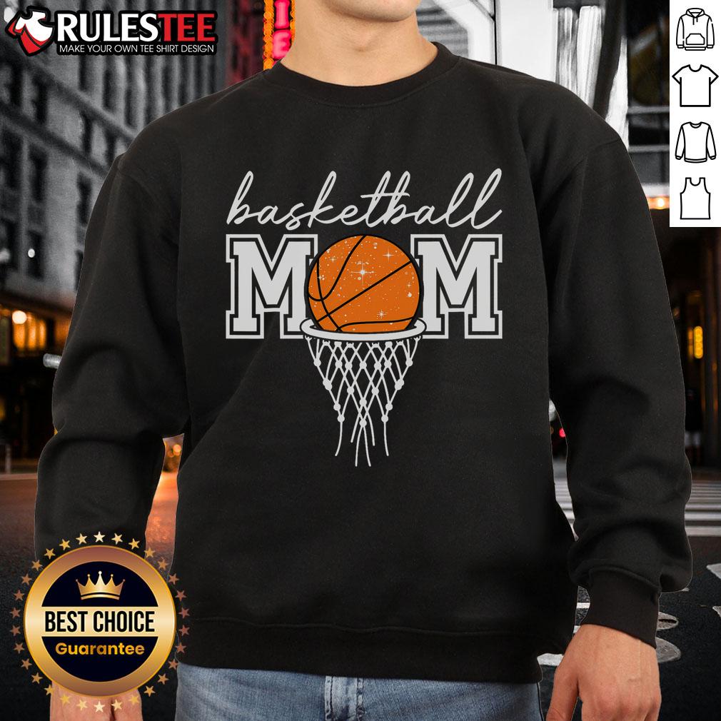Awesome Basketball Mom Basketball Hoop Net Game Day T-Shirt - Image 5