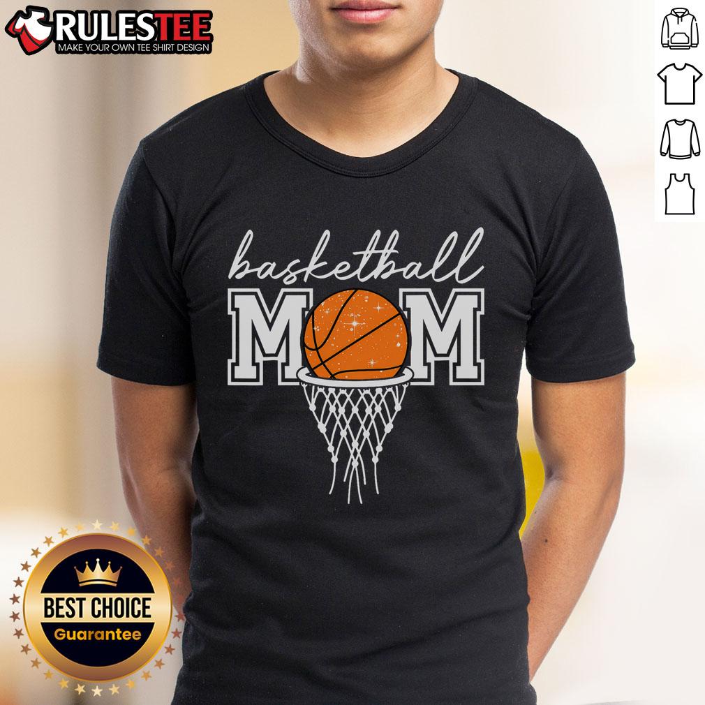 Awesome Basketball Mom Basketball Hoop Net Game Day T-Shirt
