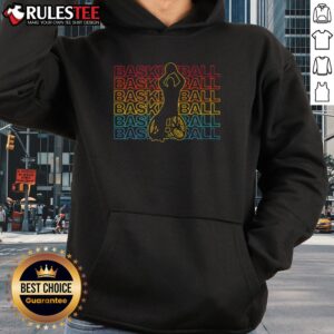 Alternative view of Awesome Basketball Wheelchair Retro T-Shirt