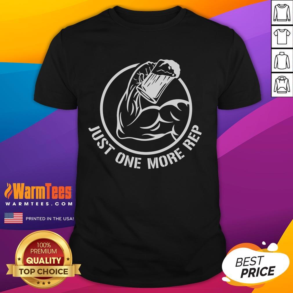 Awesome Beer Gym Just One More Rep T-Shirt