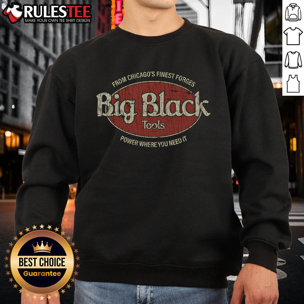 Awesome Big Black Tools From Chicago's Finest Forges Power Where You Need It T-Shirt - Image 5