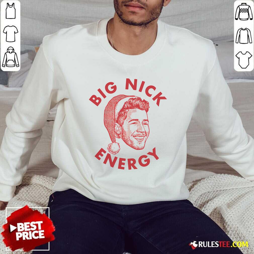Awesome Big Nick Energy Christmas T-Shirt - Image 4