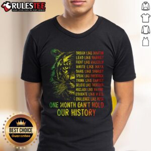 Awesome Black History Black History Month Dream Like Martin T-Shirt
