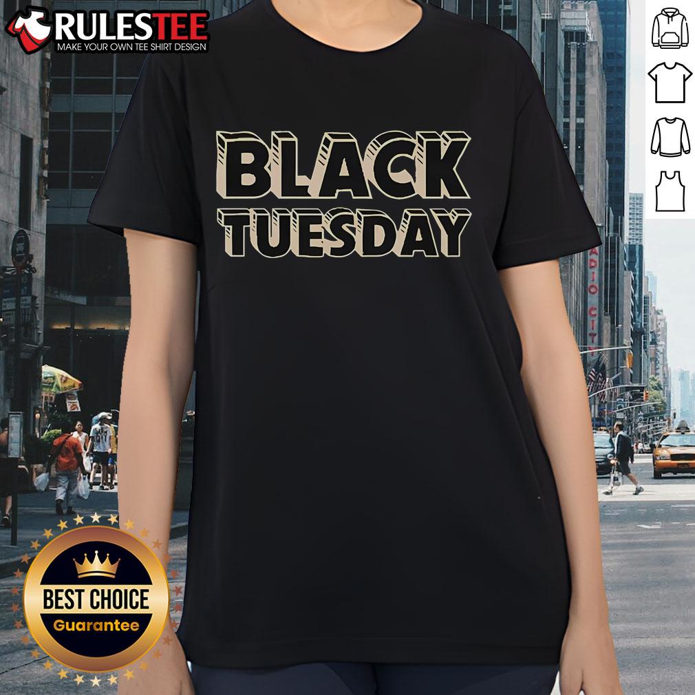 Awesome Black Tuesday T-Shirt - Image 3