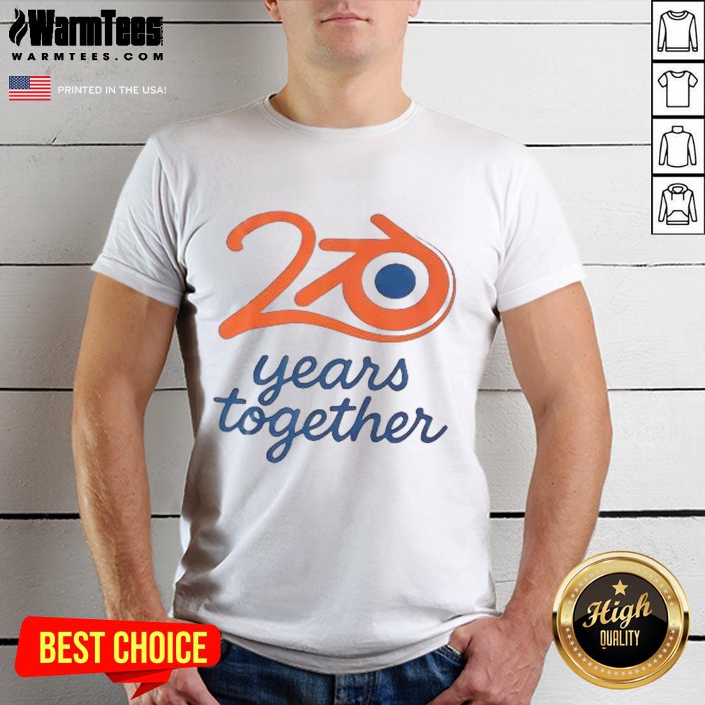 Awesome Blender Logo 20 Years Together T-Shirt
