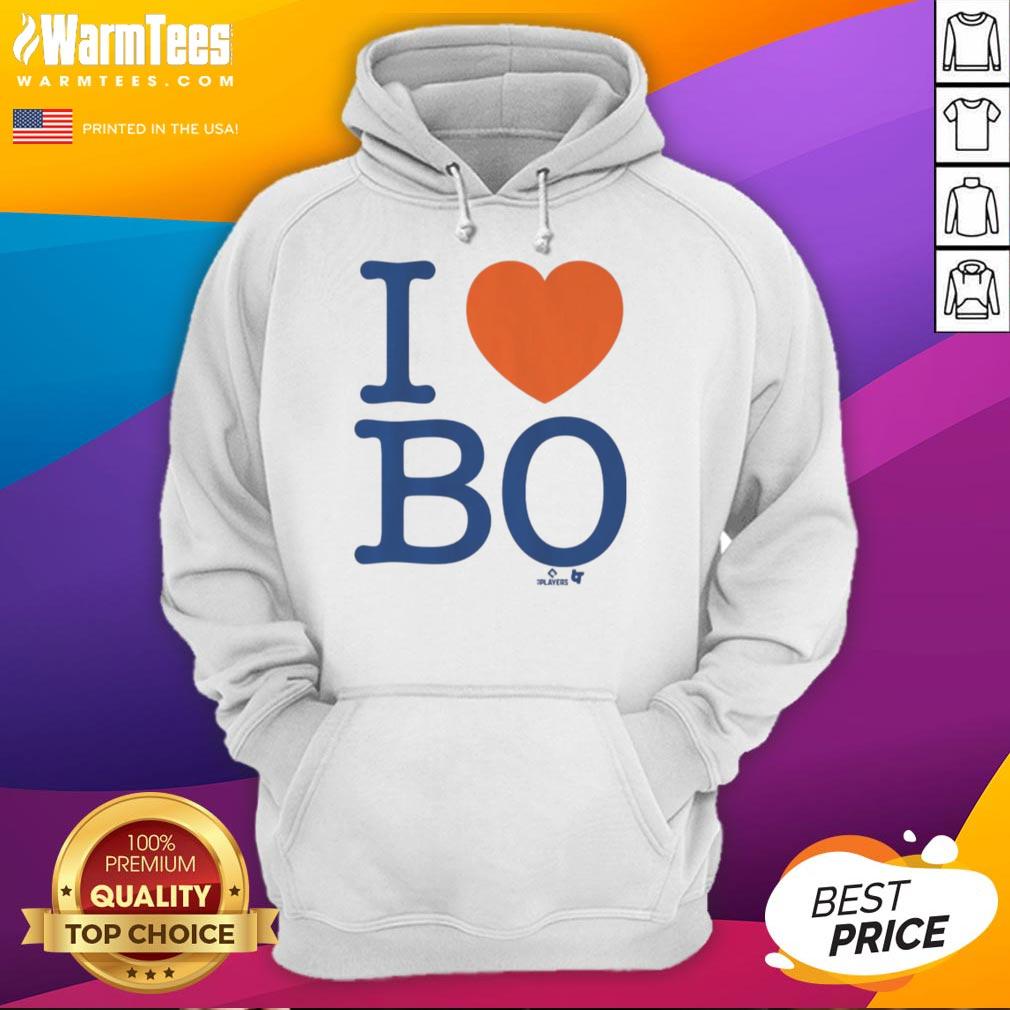 Awesome Bo Bichette I Heart Bo T-Shirt - Image 2