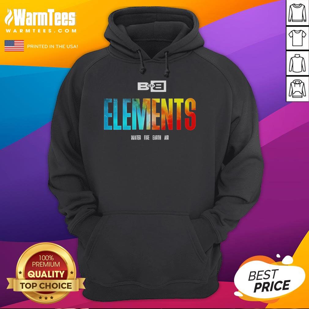 Awesome Bobby Ray B.O.B Elements Water Fire Earth Air T-Shirt - Image 2