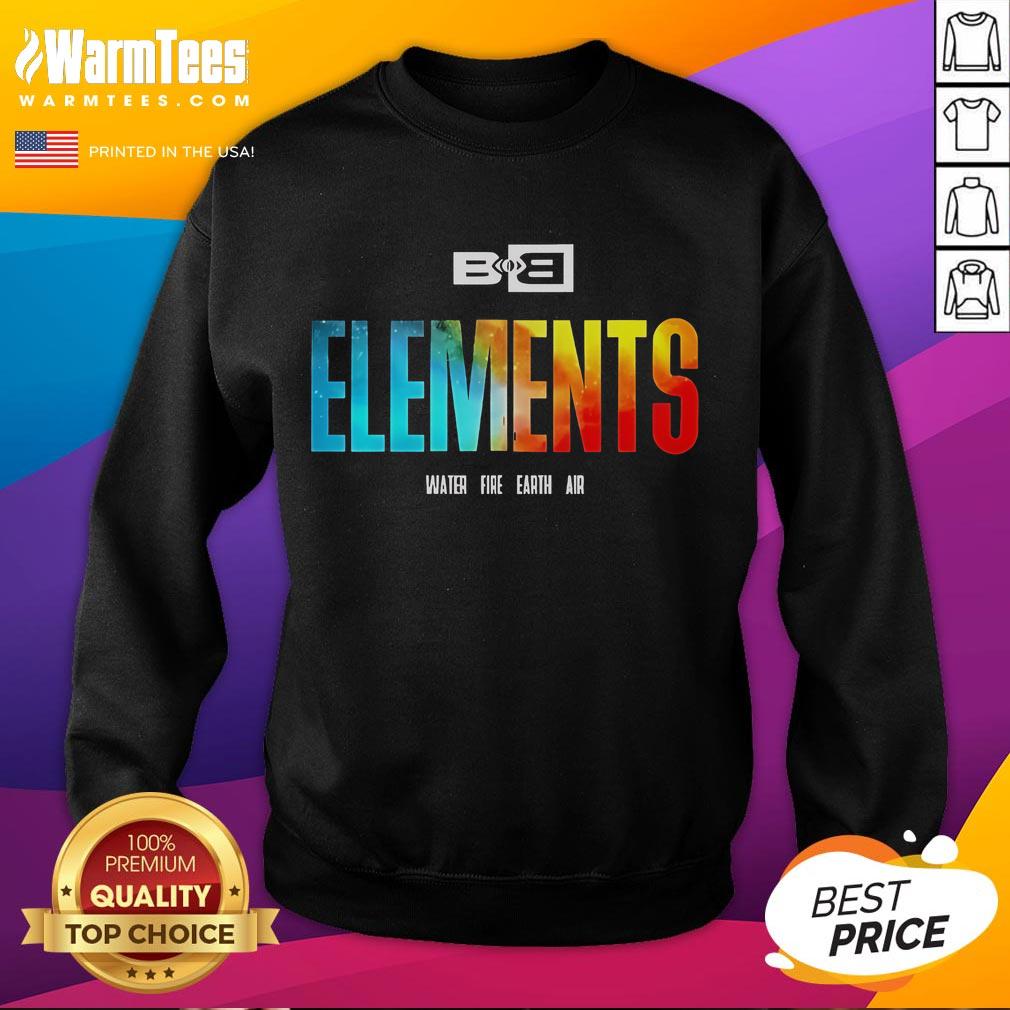 Awesome Bobby Ray B.O.B Elements Water Fire Earth Air T-Shirt - Image 5