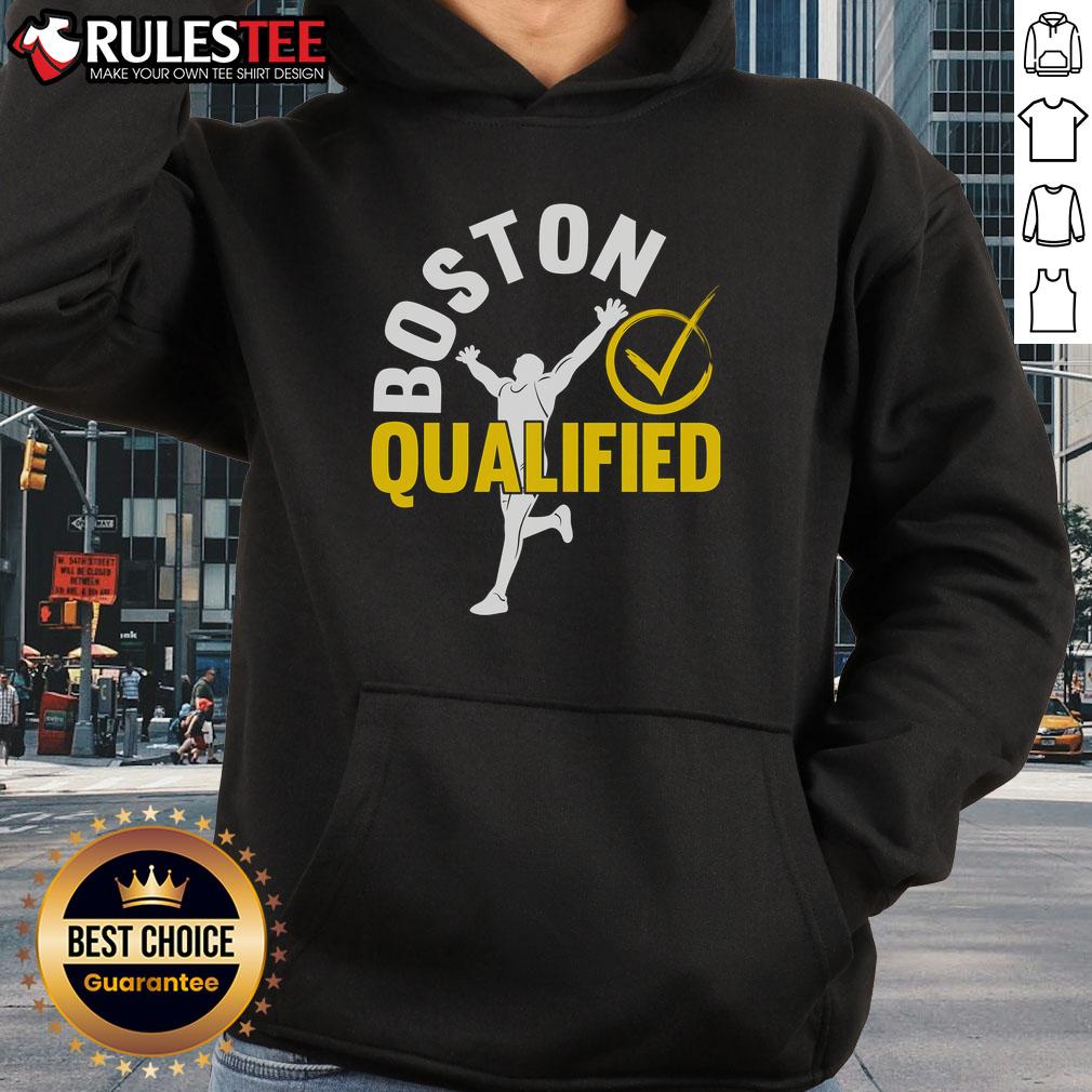 Awesome Boston Qualifier Proud Marathon Running T-Shirt - Image 2